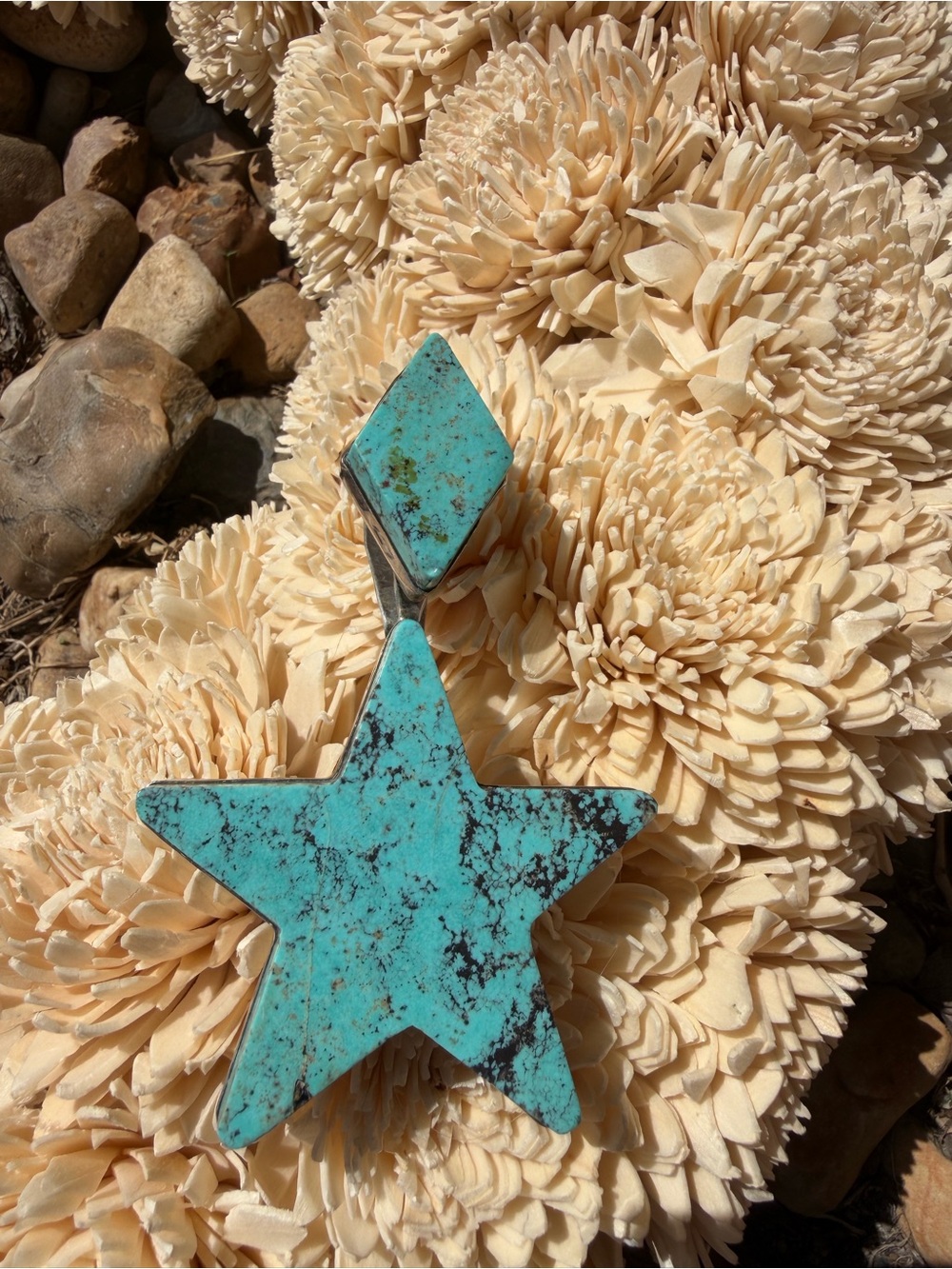 Gale Self Turquoise Star Pendant